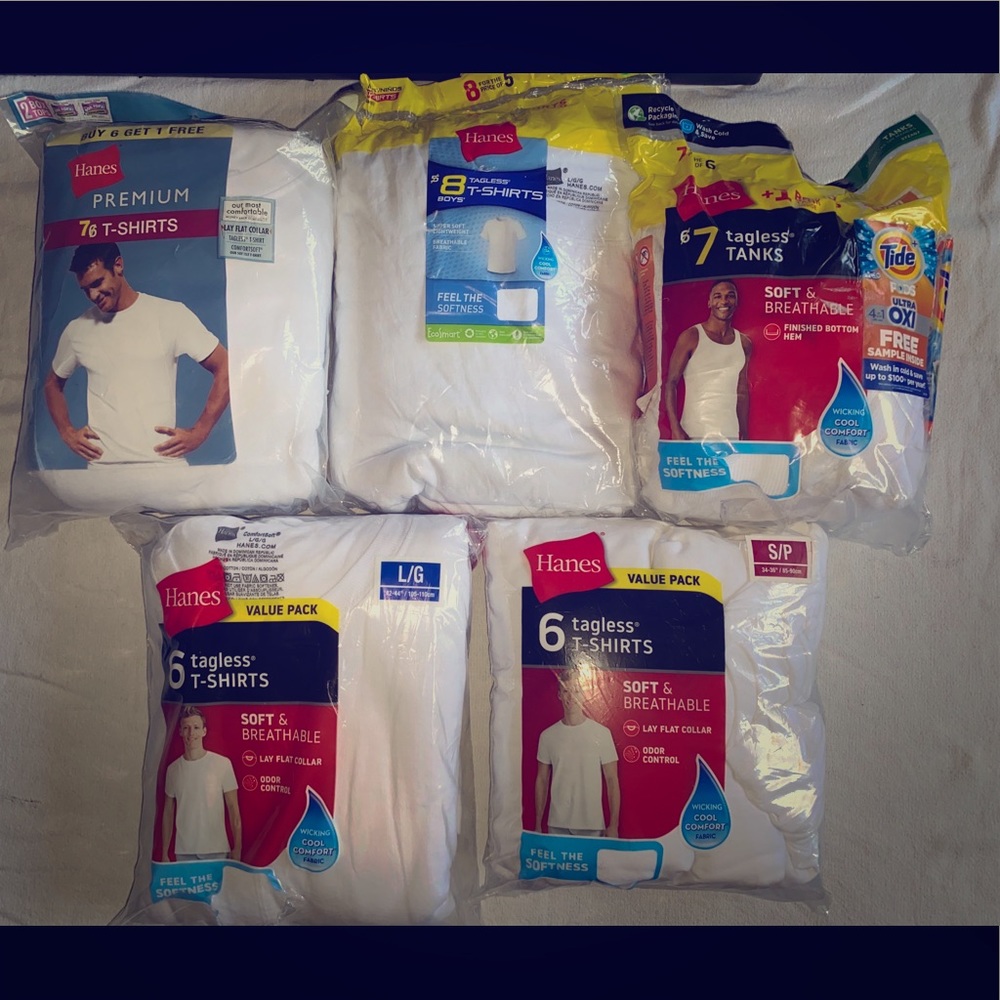 New undershirts